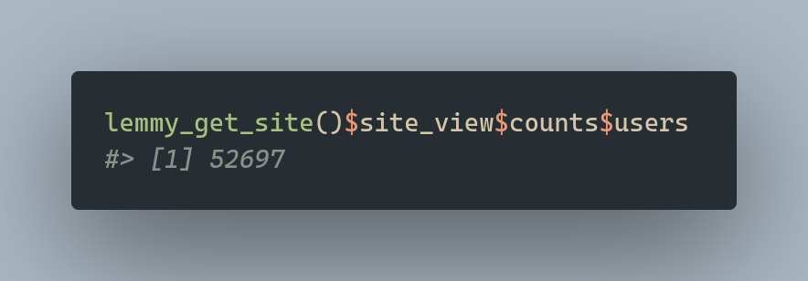 Introducing {remmy}, a minimal API package for the Reddit alternative Lemmy (join-lemmy.org/instances) in #RStats 

📦 github.com/long39ng/remmy 📦

(All function code and documentation are programmatically generated from the official JavaScript client source 💻🚀)