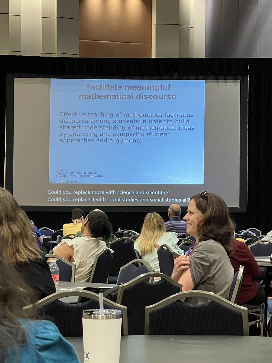 Another great day of learning different ways to engage my mathematicians in sharing, expanding , and clarifying their thinking in Fort Worth, TX 📍@CAMT_online #CAMT23🧩

“Temporary confusion shouldn’t be avoided. Learning takes place in the struggle!”💡- Christine Jackson