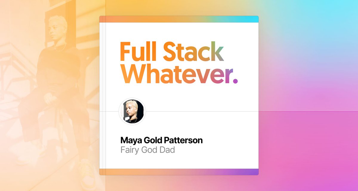 I've always been a big fan of @mayagpatterson. This one has a ton of valuable reflections and lessons, some great shoutouts to some amazing designers and a bunch of shenanigans. We had a ton of fun using @RiversidedotFM where she now leads design.