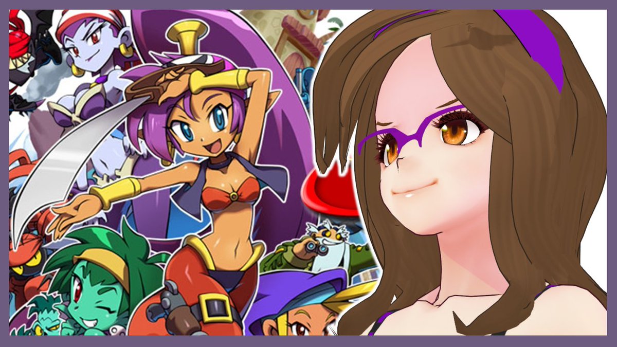 Live in ten minutes with more SHANTAE AND THE PIRATE'S CURSE! This time we will tackle the notorious Mudbog Island... twitch.tv/rosierosa #ENVtuber