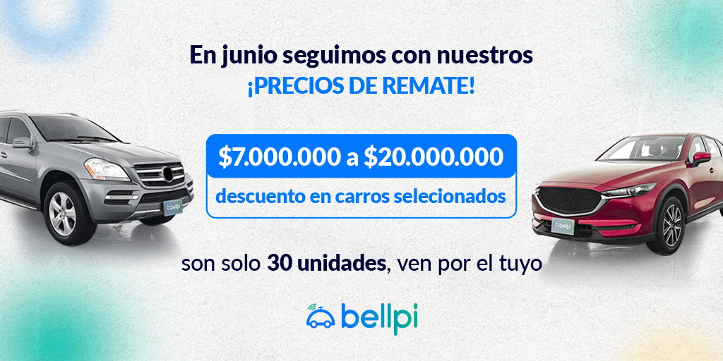 tc2000colombia's tweet photo. ¡Encuentra en https://t.co/orsOKVPs9S carros con precios de remate increíbles!🚙 Lleva tu carro garantizado con descuentos desde $7.00.000 hasta $20.000.000 💰 #bellpi
#CompraDeCarros #VentaDeCarros #Bogotá https://t.co/6Z8Sl6Dees