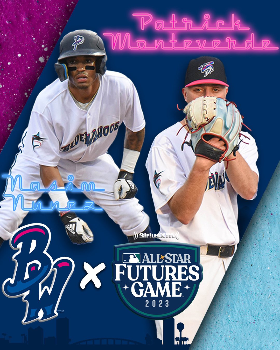 Pensacola Blue Wahoos on X: The future is now. Congratulations to  @Diamonds_Nas23 and @PatMonteverde23 on their selection to the SiriusXM All-Star  Futures Game!  / X