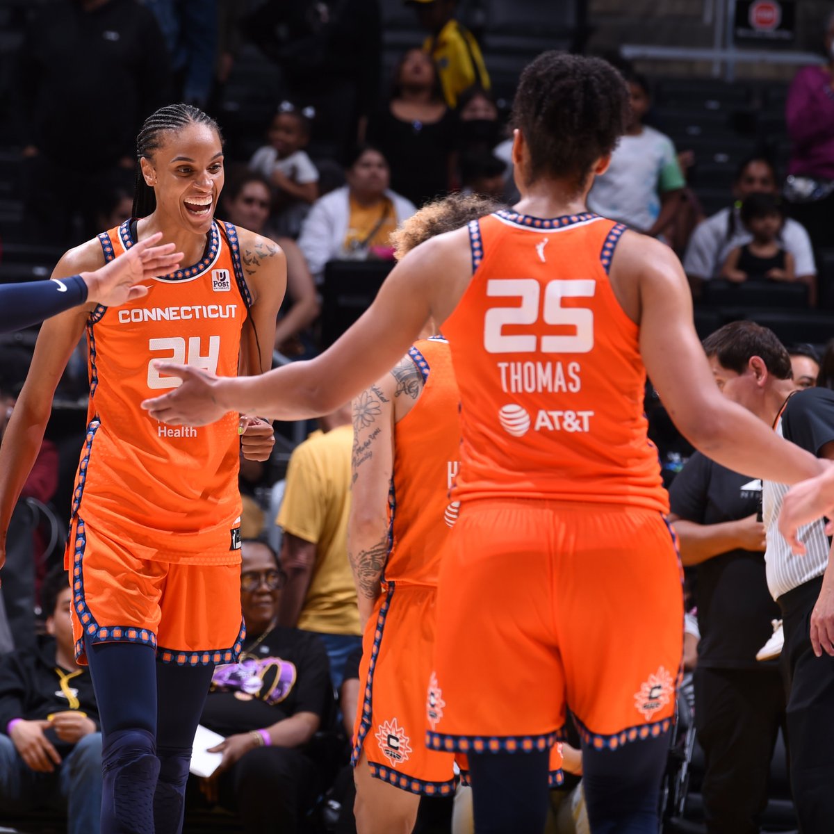 The @ConnecticutSun (12-3) look to protect home court against the @nyliberty (9-3) 

This Tuesday night #CommissionersCup matchup starts now on @NBATV 📺