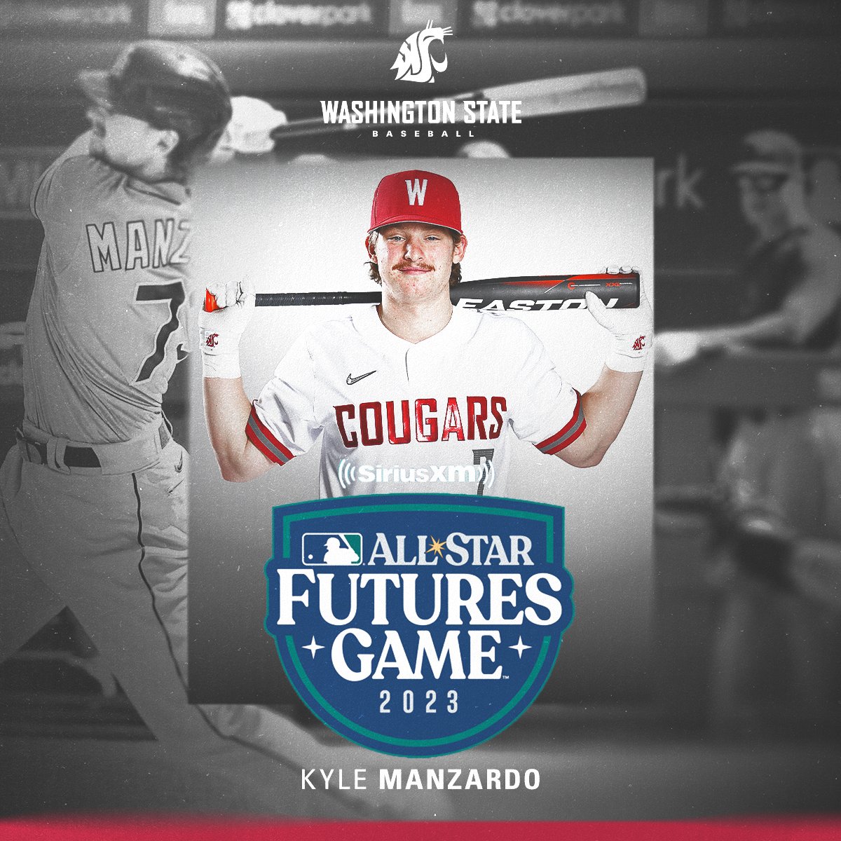 Coug Kyle Manzardo is headed to Seattle for the 2023 All Star Futures Game! 

shorturl.at/cAHS0

#GoCougs | #WAZZU | @KyleTMazardo