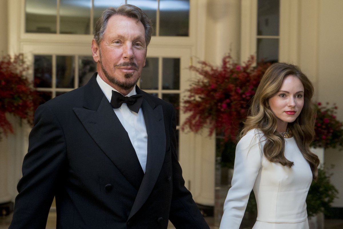 TastefulLindy on Twitter "Larry Ellison dating a girl 47 years his