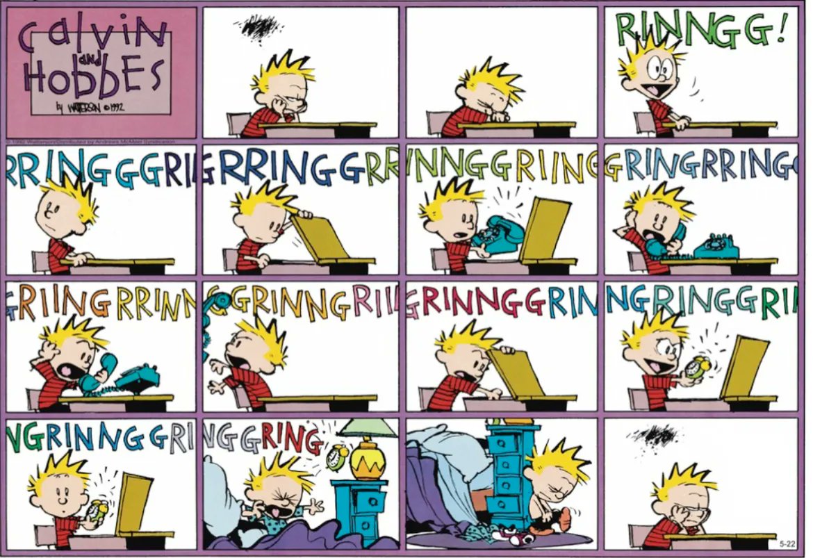 😴 #CalvinandHobbes