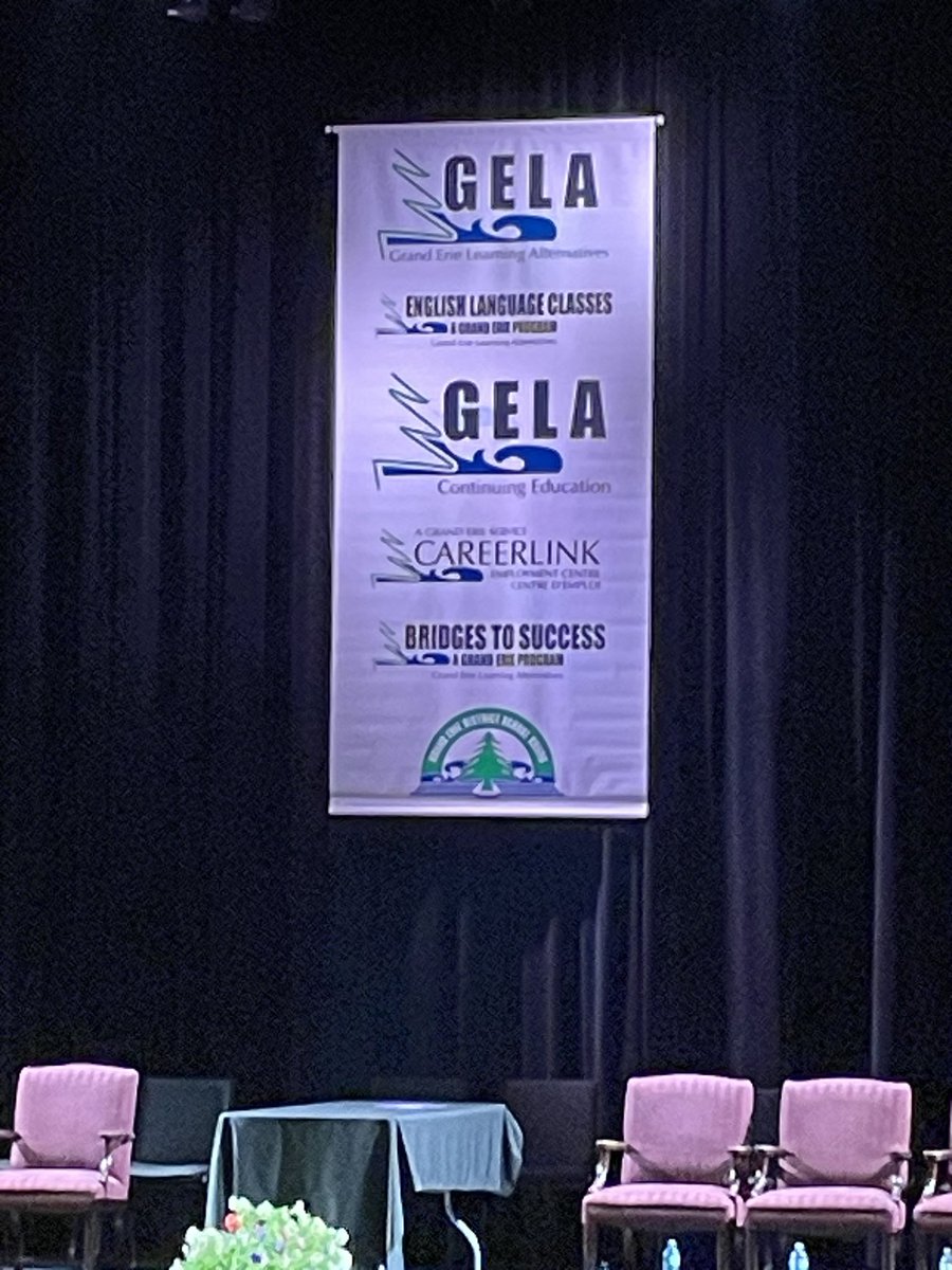 Backstage getting ready for <a href="/GELAgranderie/">GELA Grand Erie</a> graduation. It’s never too late to graduate. Congratulations to all the PSW and graduates 
@gregcarr77 <a href="/mrjallison/">Jeff Allison</a> <a href="/GEDSB/">Grand Erie District School Board</a>