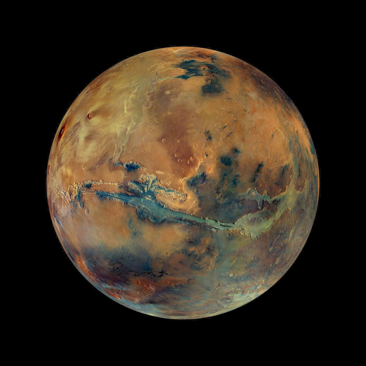 ESA's Mars Express orbiter has dropped a new image of the red planet