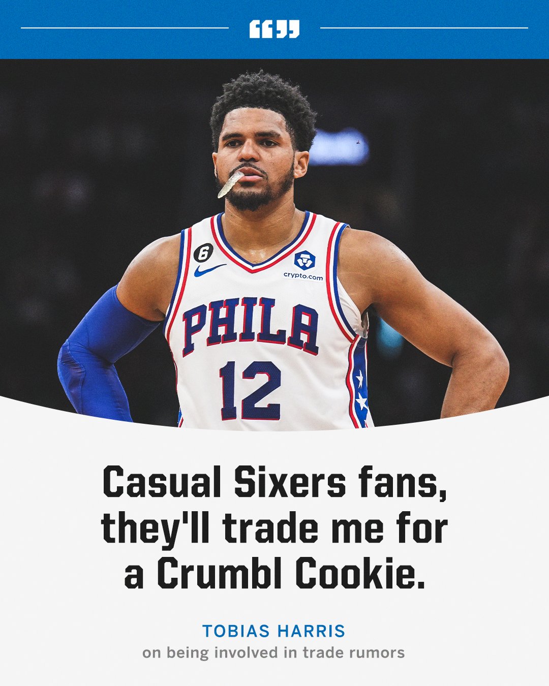 Tobias Harris Made Crumbl Cookies a Trending Topic, and NBA Fans