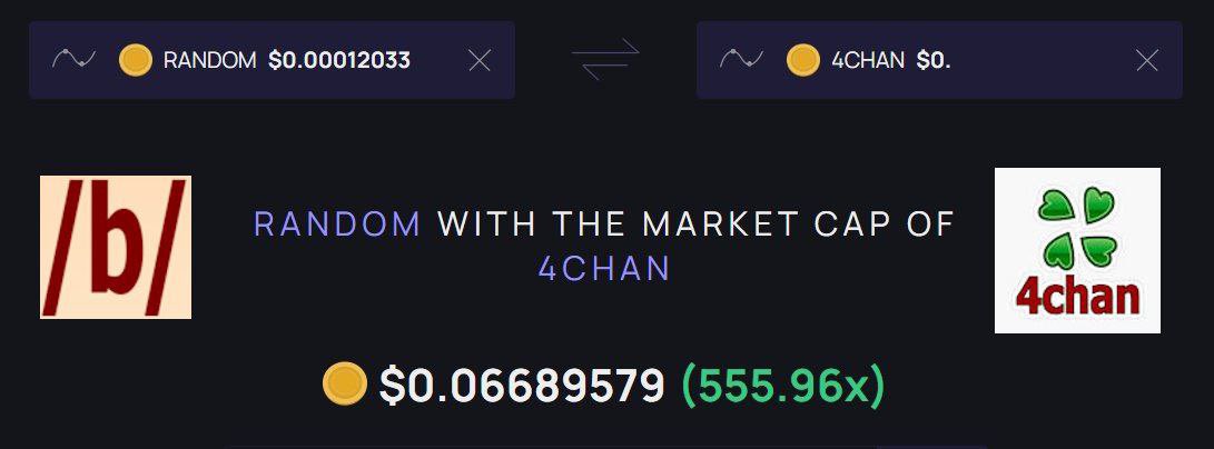 /b/tard math below

Should actually be more like 2000x till we meet the mothership

$RANDOM #4chan