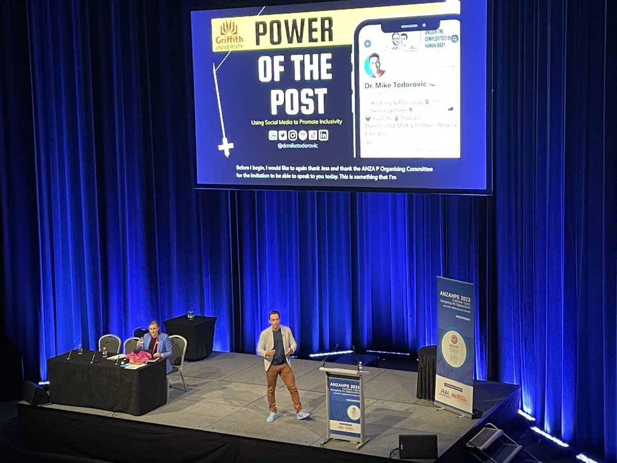 #ANZAHPE23
Great plenary