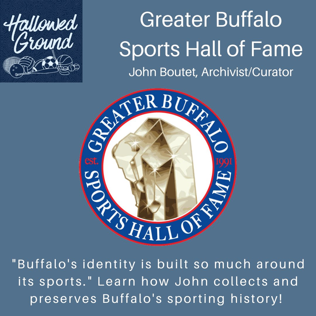 HGPod's tweet photo. Really enjoyed this convo with John from the Greater Buffalo Sports Hall of Fame! 

Learn about the city's rich sports history and hear John describe his massive personal sports collection!

Apple Podcasts: https://t.co/XNIKoXUDy7

Spotify: https://t.co/6jYTzmrbRA https://t.co/Co6kvuvypU