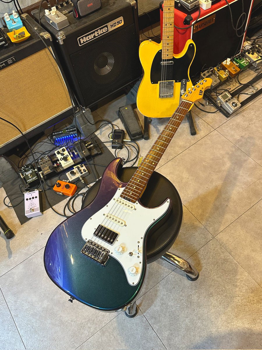 luckynaong's tweet photo. ESP SNAPPER 픽업 교체!
기타가 너무 예쁘고 소리가 내 취향이되었다
#espguitars
#espsnapper https://t.co/qjKJIsy9mb