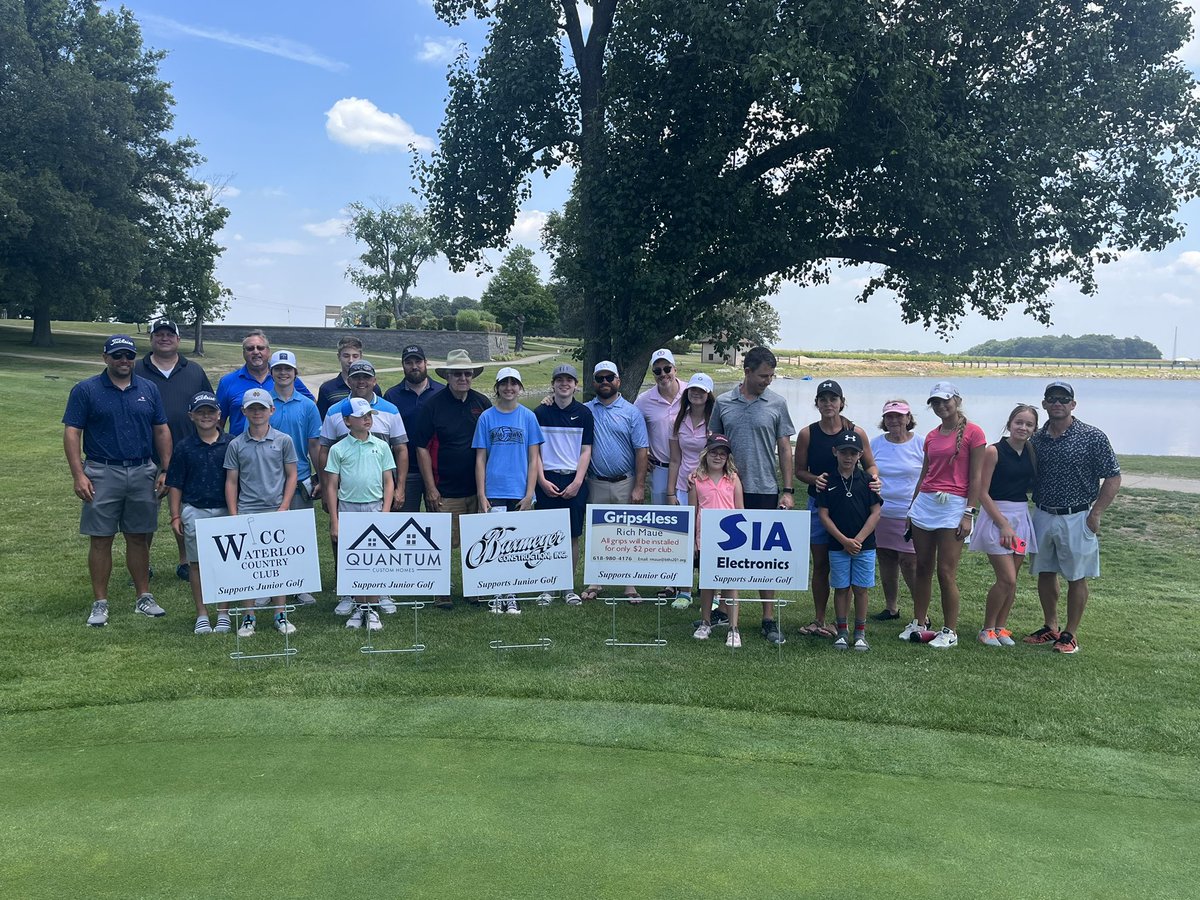 RichMaue's tweet photo. Waterloo Country Club hosted the 1st annual adult/child tournament today.  The golf and weather was fantastic! See if you recognize anyone. https://t.co/hcEnCenRu2