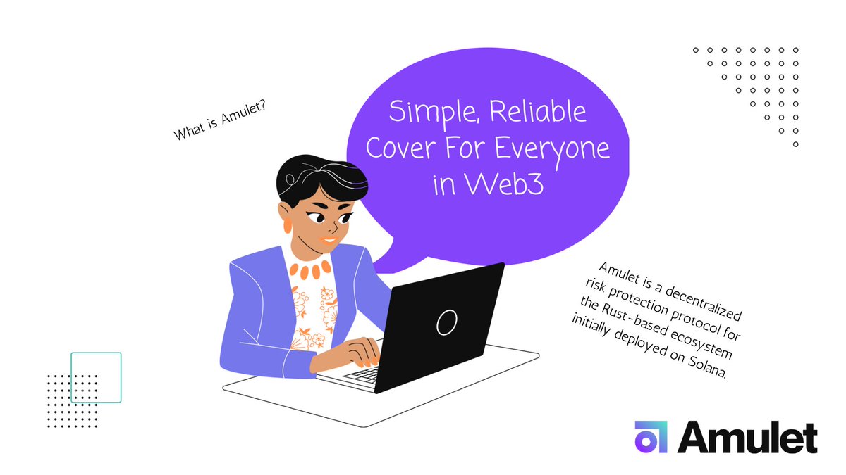 Maximum protection and yield, fully protected through Protocol Controlled Reserves 

Website - amulet.org

Twitter -  x.com/amuletprotocol 

Simple, Reliable #Cover For Everyone in #Web3 
#Amulet