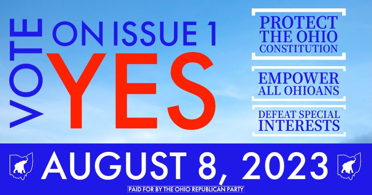BPBeckett's tweet photo. Ohio Republican Party Central Committeewoman Barbara Holwadel explains the importance of voting YES on Issue 1 on August 8th. #ohio #ohioconstitution @BarbaraforOhio @ohiogop #ohiopolitics #stateissue1 https://t.co/SHiZ56PkaI