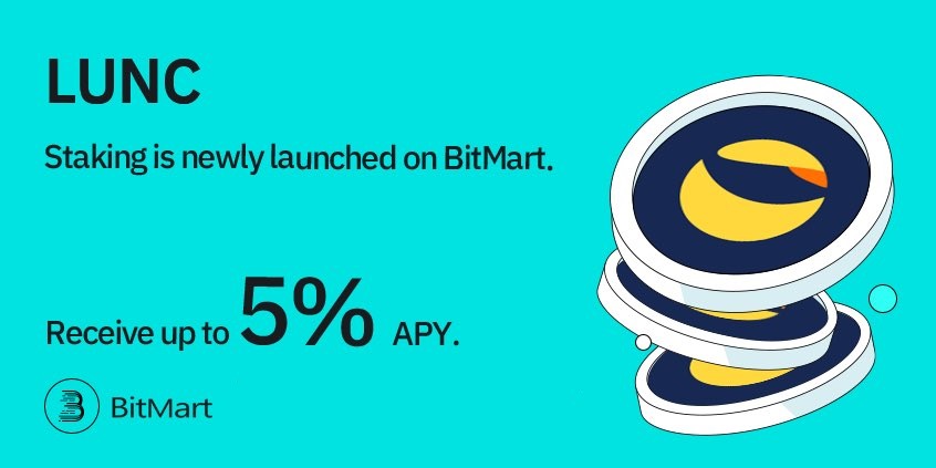 🚀 Stake $Lunc on #BitMart!💰 Receive up to 5% APY!

bitmart.com/register-refer…

🌕🌕 #LUNACLASSIC 🌕🌕#LuncArmy $Lunc #Ustc #Lunc #Crypto #Cryptocurrency #LUNCcommunity #DeFi #dApps #Nft #Web3 #BinanceLunc
