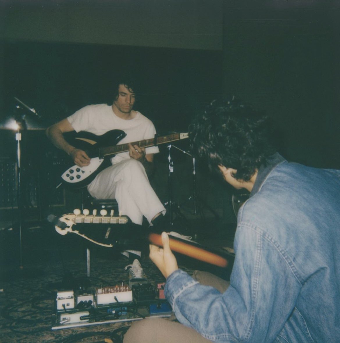 myecstasys's tweet image. the world stands still in its place whenever wallows is in the studio