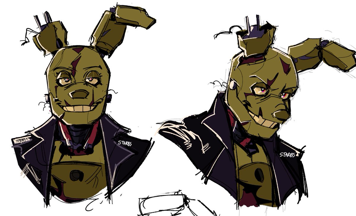 #springtrap #FNAF *distracts you with this while making another Springtrap drawing*