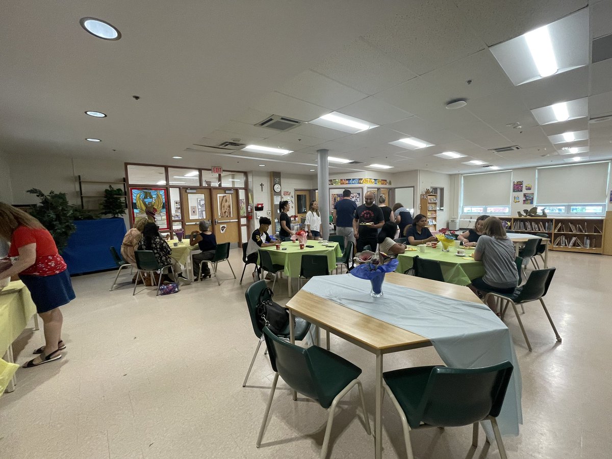 A beautiful afternoon tea party to say thank you to the many volunteers who support our school community! <a href="/breacorbet/">Brea Corbet (🍎) - DPCDSB Catholic Trustee</a>