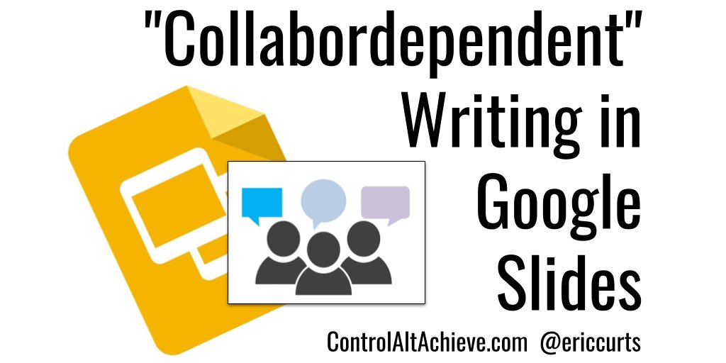 ✍️ Collabordependent Writing with Google Slides: Independent Writing + Collaborative Feedback controlaltachieve.com/2018/09/collab… #GSuiteEDU
#ControlAltAchieve