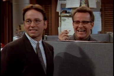 Watching “News Radio” again, John Ritter guest stars and seeing him and Phil Hartman is heart breaking 💔