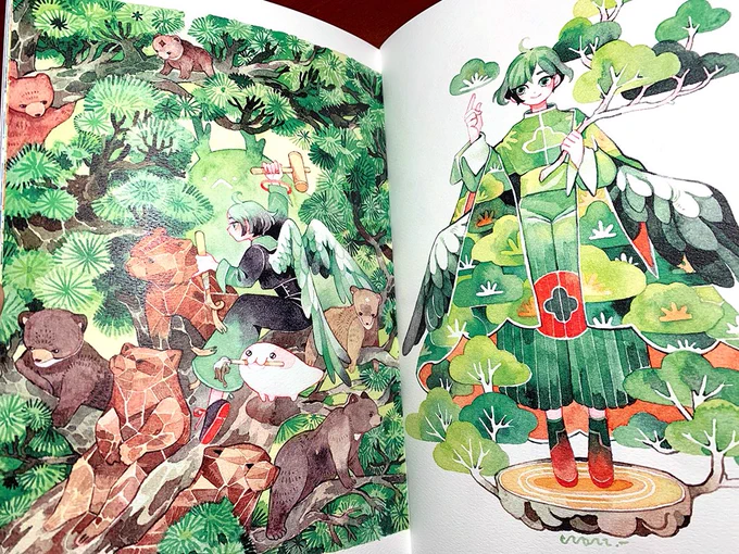 New artbook "Leaves" Online tomorrow~