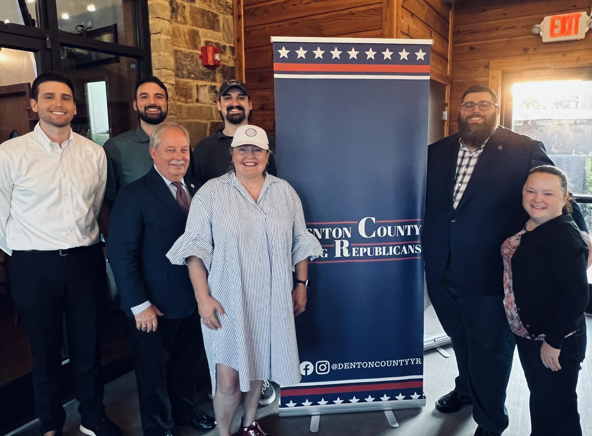Thank you to Denton County Young Republicans for having the Denton County “freshman” give an update on the 88th Legislative Session. We all worked hard and learned a lot this past session. 
#BetterTogether 
#RichardHayes #BenBumgarner #KrondaThimesch #TXlege