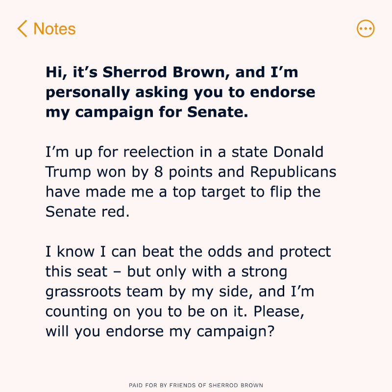 SherrodBrown's tweet photo. Please read this.