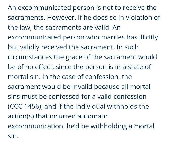 What the hell does excommunication mean for a Catholic? For us it is a period you are not allowed to commune as a penance by your priest after confession.