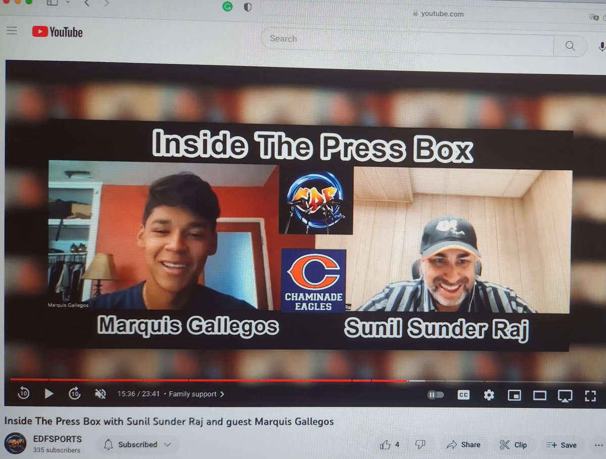 SunilSportsNews's tweet image. 1 year ago I interviewed #MarquisGallegos @marquisg02 @ChaminadeCCP #WestHills #California free safety/wide receiver @nadefootball 4-star recruit for @InsideThePB @TheEveryDayFan2 Today Marquis committed to @USC @uscfb youtube.com/watch?v=IBDCnH…