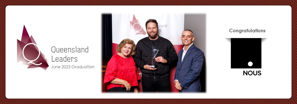 Congratulations to Brian Hastings, Managing Director of NOUS in Graduating the Executive Leaders series (pictured with @Qldleaders Advisory Board Member <a href="/Sallyanne_A/">Sallyanne Atkinson</a> and Founder &amp; Executive Director James Paulsen) #leaders #queenslandbusiness #qldleaders