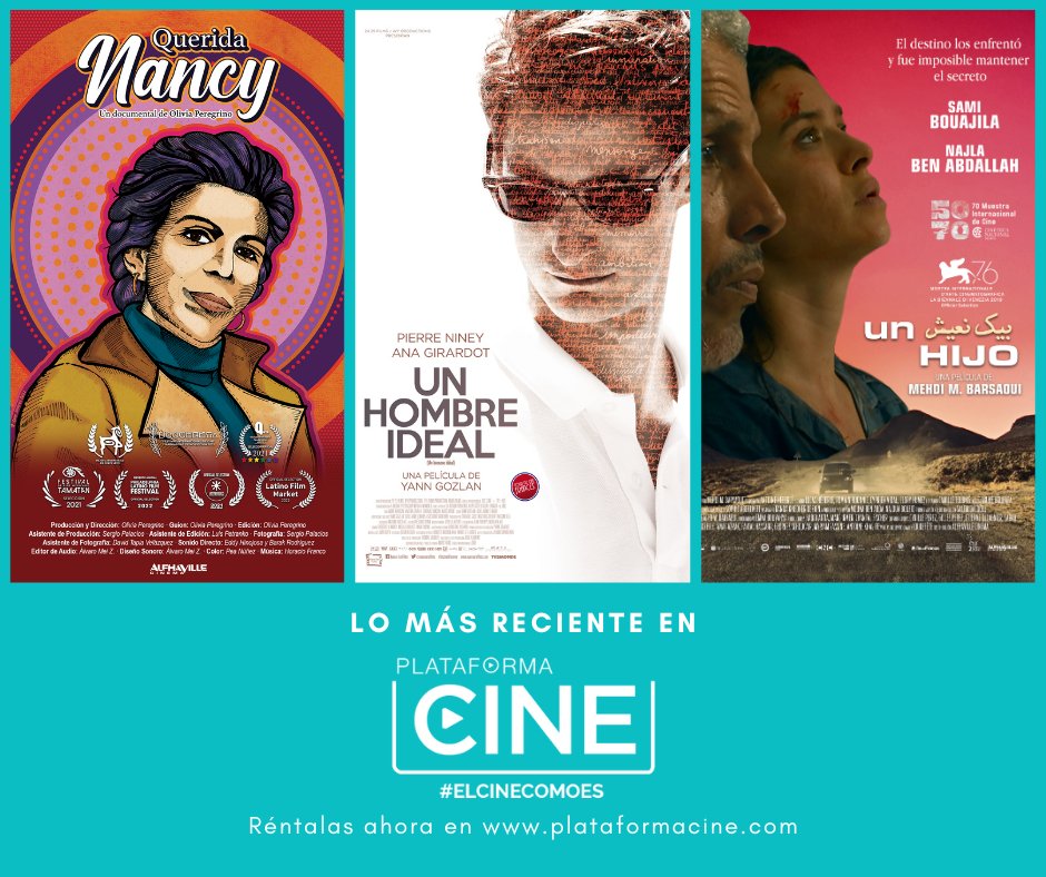 Disfruta de lo más reciente del catálogo de Plataforma Cine.

#ElCineComoEs 🎥🍿👉 plataformacine.com