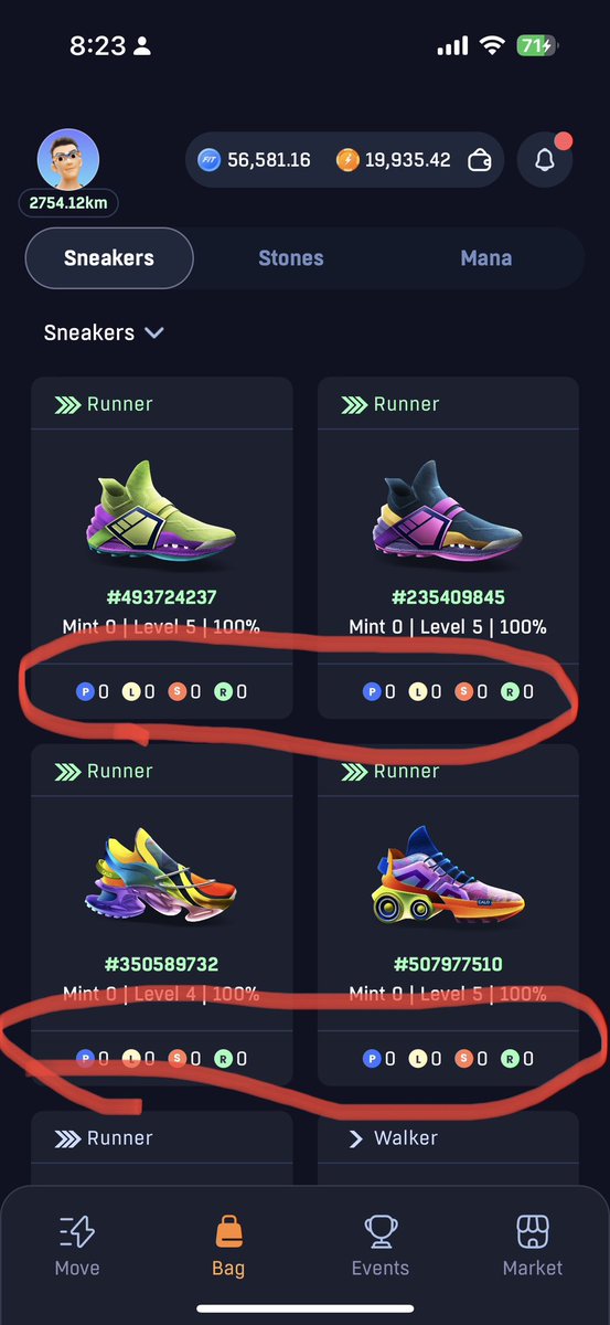 gibonzu's tweet photo. @AppCalo I updated CaroRun and a lot of problems became apparent.

Where's the mess box?
The shoe box is also decreasing.
The sneaker's ability is not displayed correctly.
Before that, the shoes have been replaced.

First of all, please put the shoes and shoe box back! https://t.co/nnVZcPhwEV