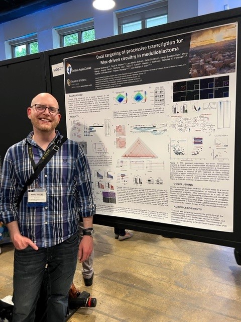 MorganAdamsFdn's tweet image. We had a great time at #SNOPeds last week seeing lots of the work we fund being presented by brilliant researchers from @CUAnschutz and @ChildrensColo! 🙌 #FundKidsCancerResearch @RVibhakar1 @mitralabcuamc @n_dahl @sujathavenky03