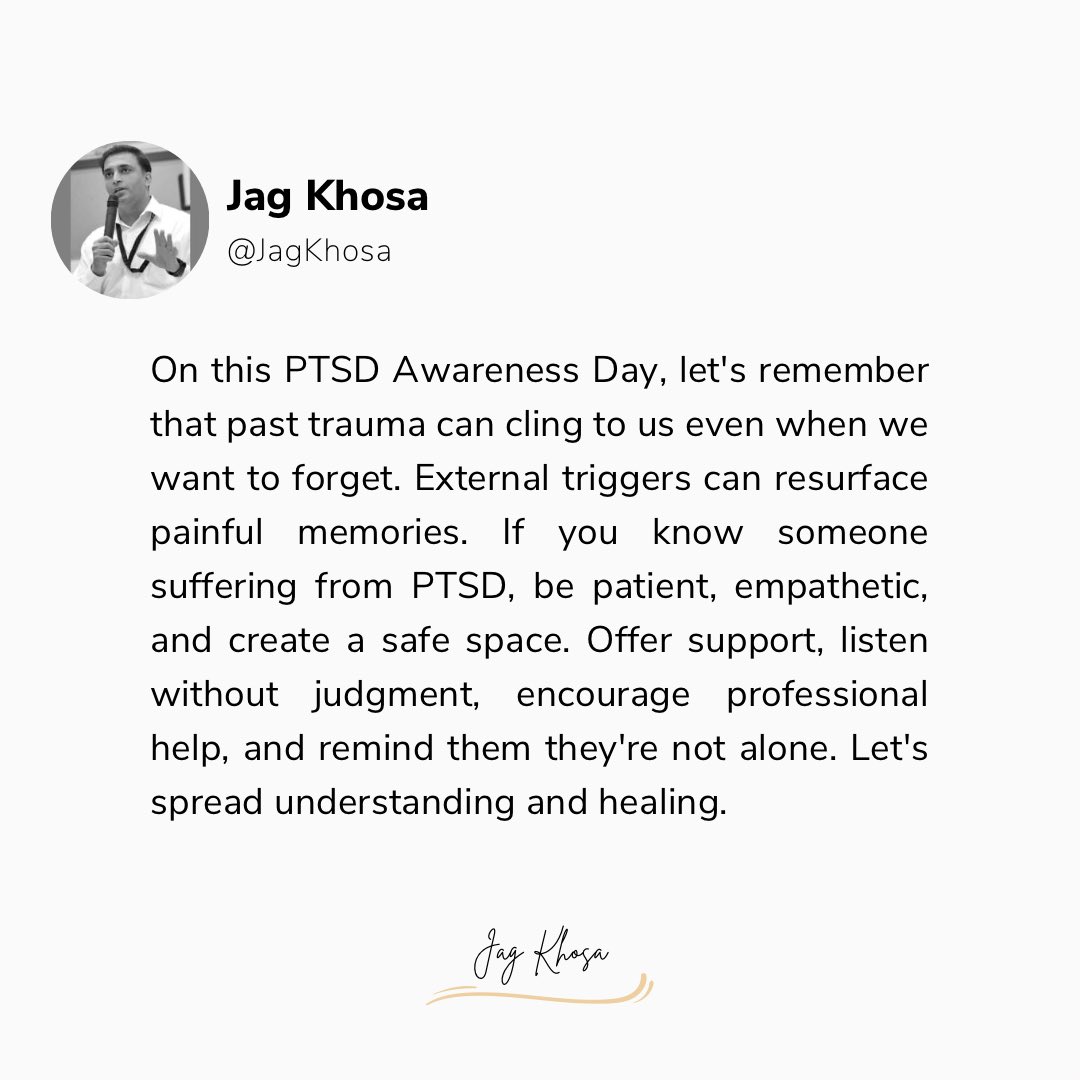 #PTSD #PTSDAwarenessDay #SupportEachOthers #love #MentalHealthAwareness #MentalHealthMatters