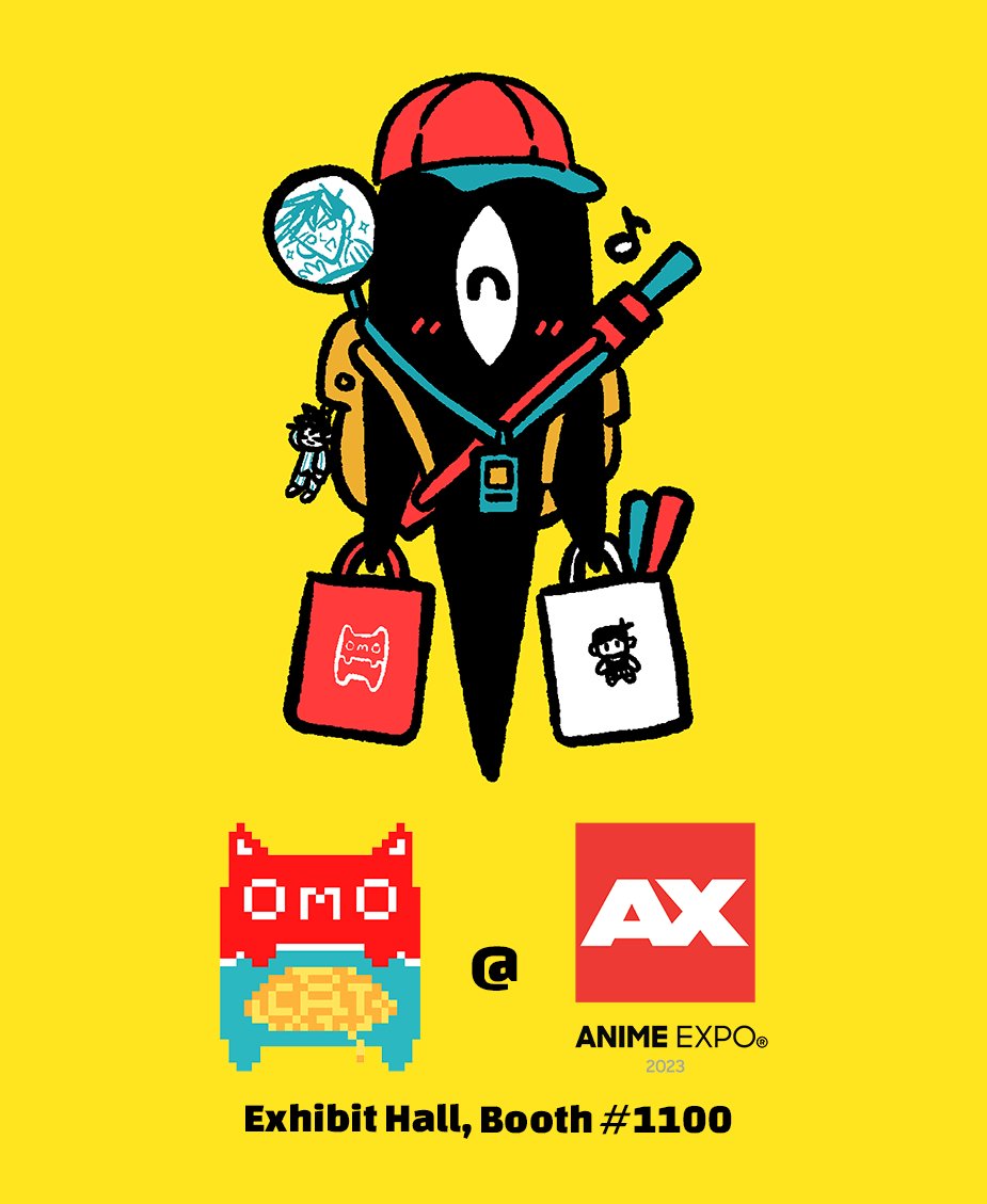 「OMOCAT will be at Anime Expo, july 1-4 (」|OMOCATのイラスト