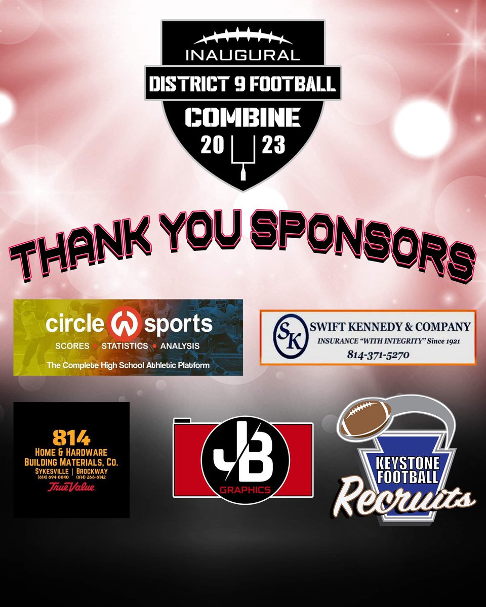 Big Thank you to our sponsors ! This day does not happened without you. A special thank you to 814 Home &amp; Hardware !