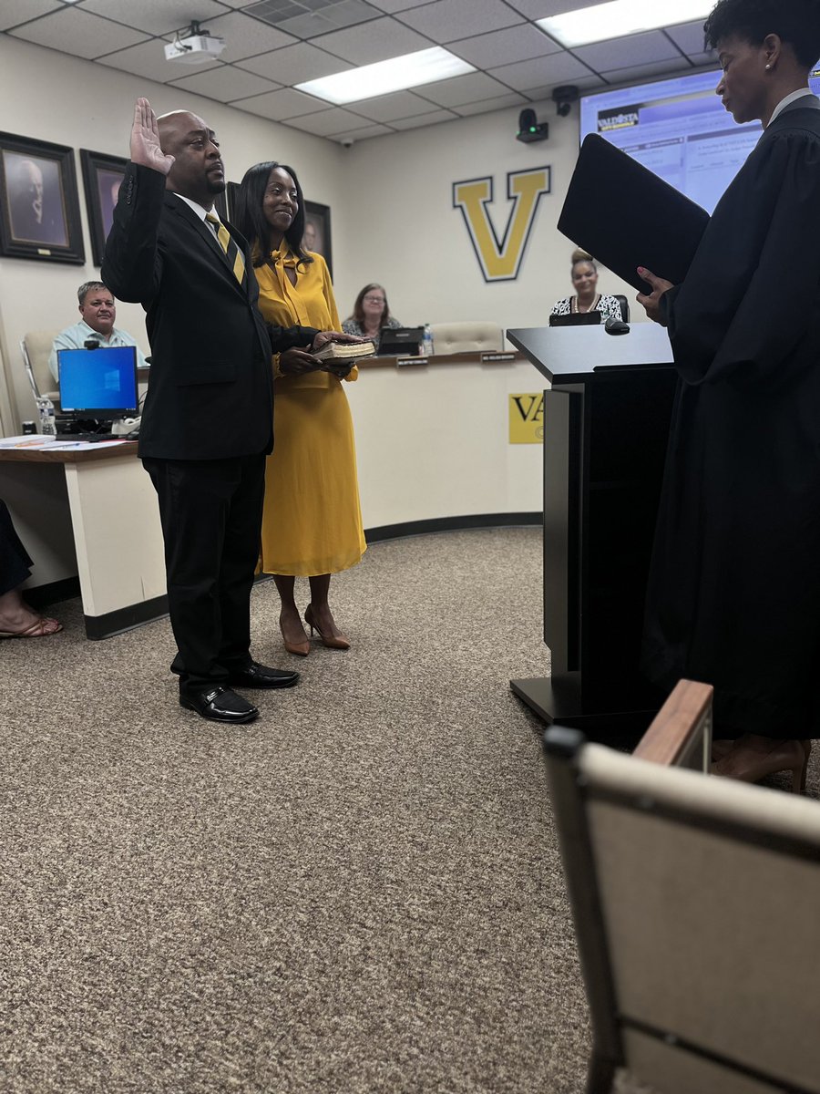 Swearing in ceremony as 11th Superintendent of Valdosta City Schools