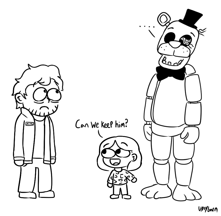 #FNAFMOVIE #FNAF

I'm pretty sure this is how Mike would react to seeing Golden Freddy with Abby