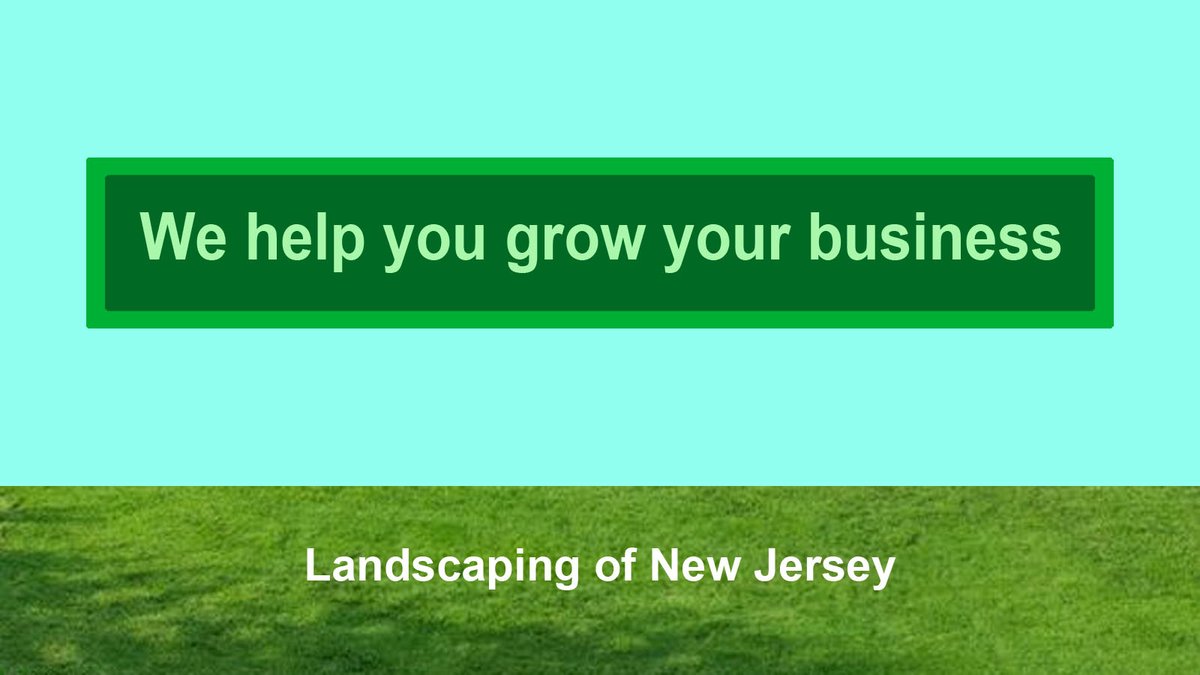 We help you grow your business
#LandscapingofNewJersey #landscapingofnj #GrowYourBusiness #GrowABusiness #GrowingYourBusiness #GrowingABusiness #GrowYourLandscaperBusiness #GrowYourLandscapingBusiness #GrowYourLandscapersBusiness #GrowALandscapersBusiness #GrowALandscaperBusiness