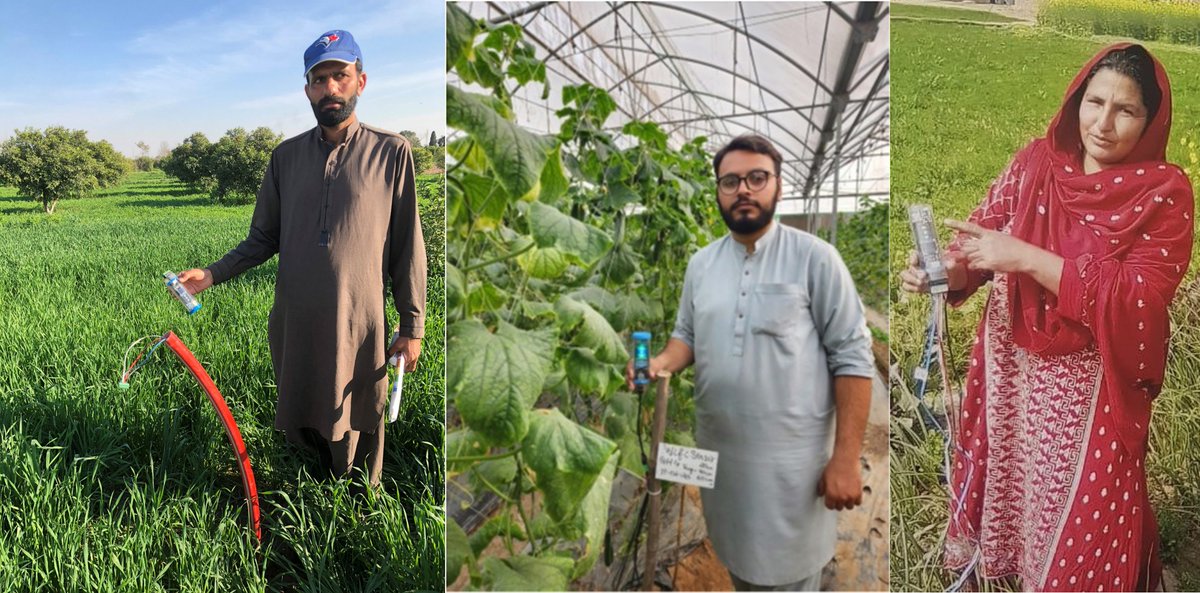 Falling water table & rising power cost can be managed with efficient water use. @ACIARAustralia is helping growers across #Pakistan to learn about timing & amount of irrigation through soil moisture sensor #Chameoleon-by #VIA @AusHCPak @ACIARCEO