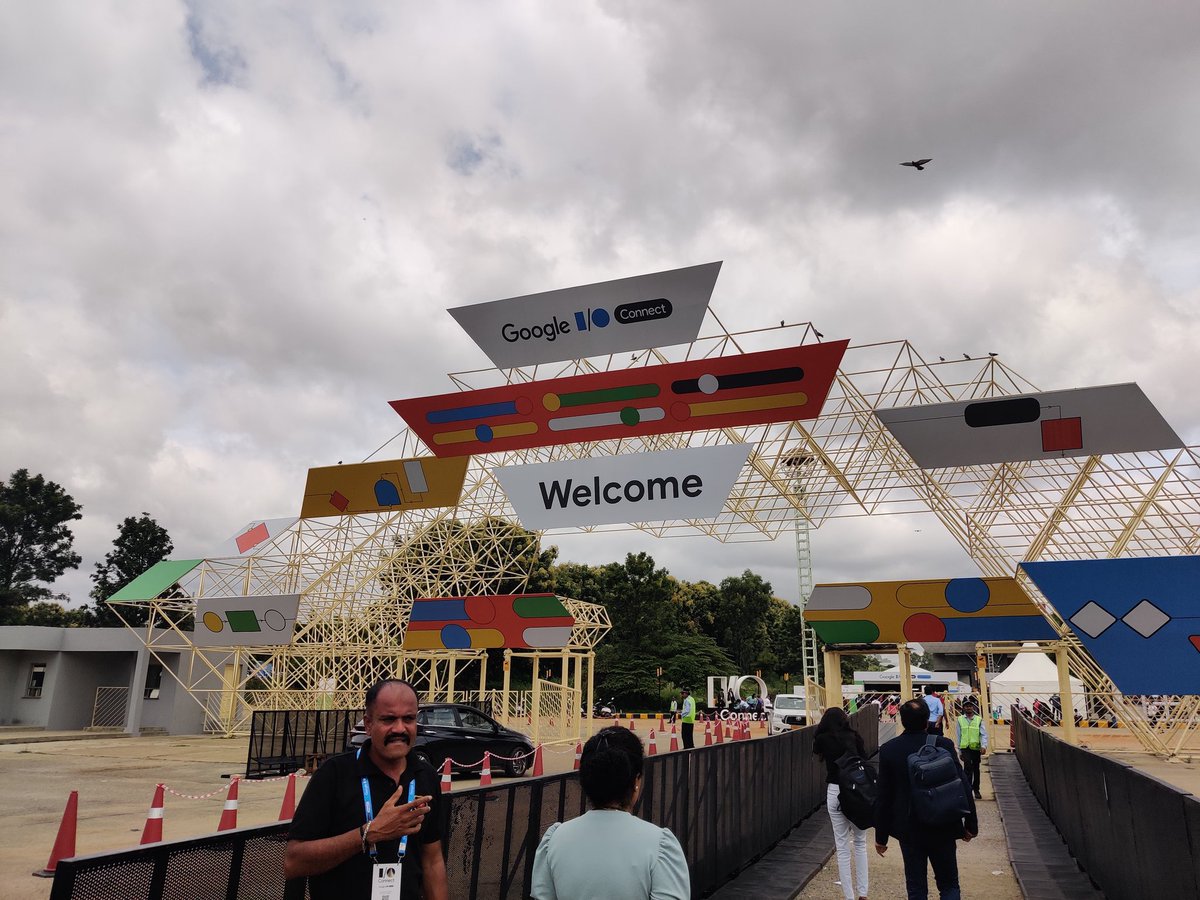 At #GoogleIOConnect Bengaluru