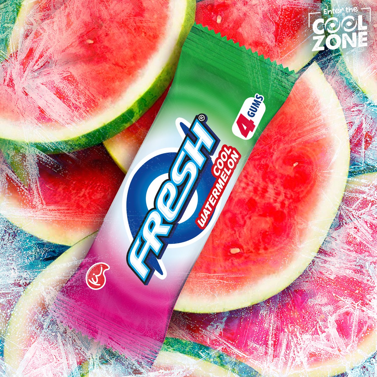 When life gives you lemons, get Fresh Watermelon. It’s the perfect pick-me-up! #EnterTheCoolZone #FreshChewingGum