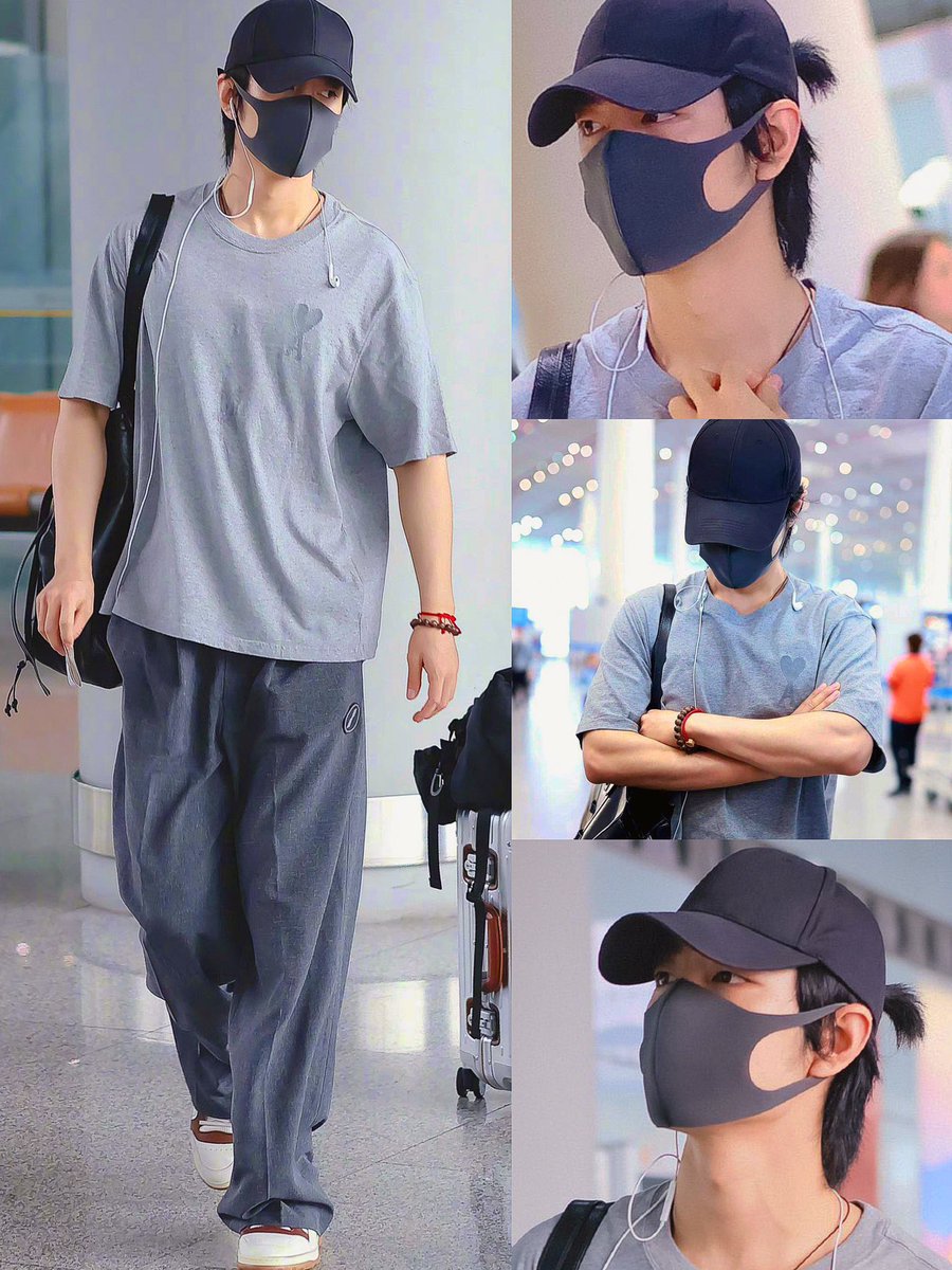 Cpop_Melon's tweet photo. 📷 Airport reuters of #XiaoZhan today, the actor flew to Hong Kong to participate in "Greater Bay Area Film Concert" tomorrow.

#Cpop https://t.co/Q3qKl2BCkC
