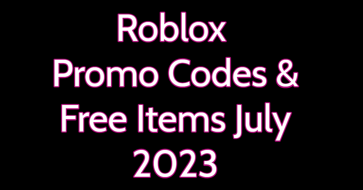 NEW* ALL WORKING PROMO CODES ON ROBLOX IN 2023! (AND FREE ITEMS) 