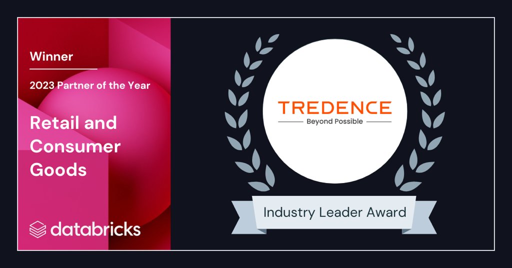 We're thrilled to announce that #Tredence is once again boldly topping the charts as the sole winner of the #Databricks Retail and CPG Partner of the Year, 2023. #DataAISummit #Retail #CPG