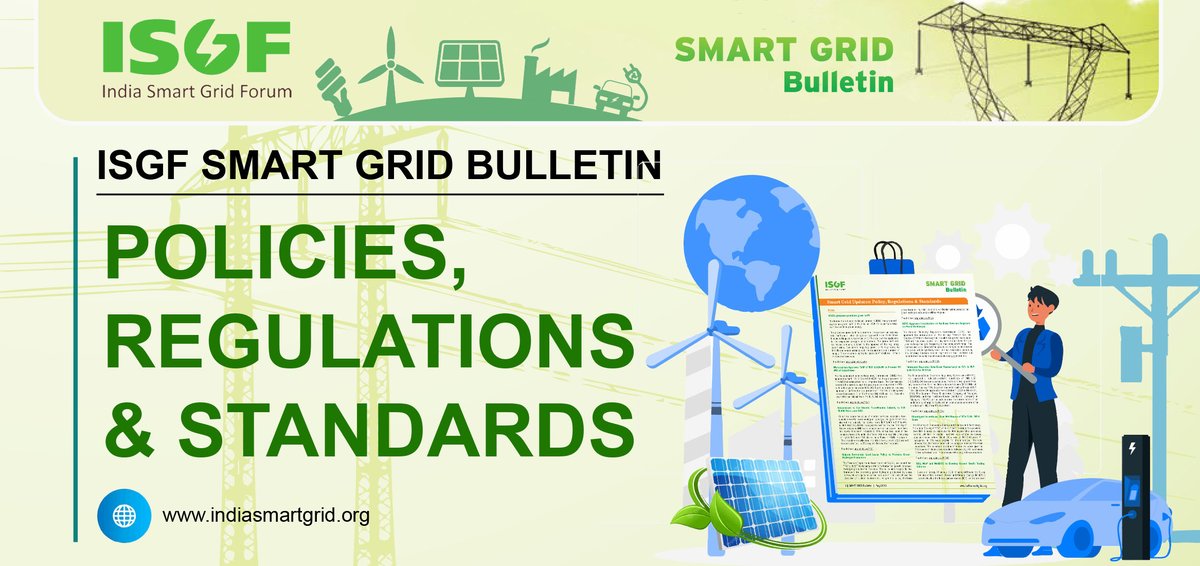 ISGF #SmartGrid Bulletin  - Policy, Regulation and Standards Update | BEE, MoP and MoEFCC to Develop Carbon Credit Trading Scheme

Read details at link - bit.ly/3pwuak6

@rejipillai | @suri_reena | @MinOfPower | @beeindiadigital | @moefcc