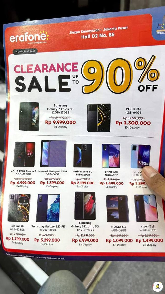 Ada diskonan hp, tapi ex display. Apa sih kekurangan dari hp ex display guys pengen bgt beli 🥺🥺🥺 tanya