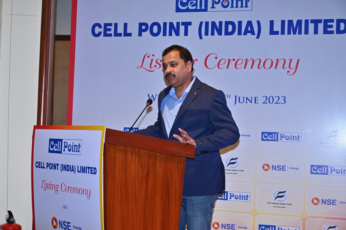 NSE India on Twitter "Congratulations Cell Point (India) Limited on